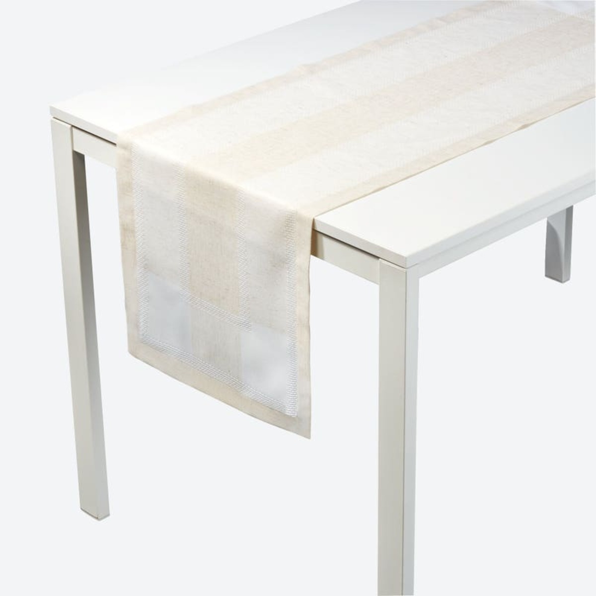 Bild 1 von Tischläufer mit Leinen, ca. 40x140cm, White
