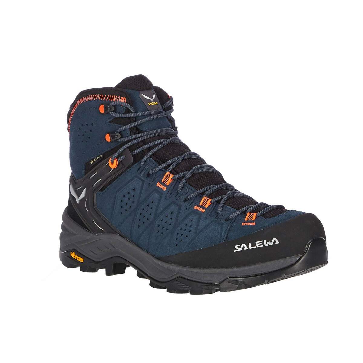 Bild 2 von Salewa MS ALP TRAINER 2 MID GTX Herren Wanderstiefel DARK DENIM/FLUO ORANGE