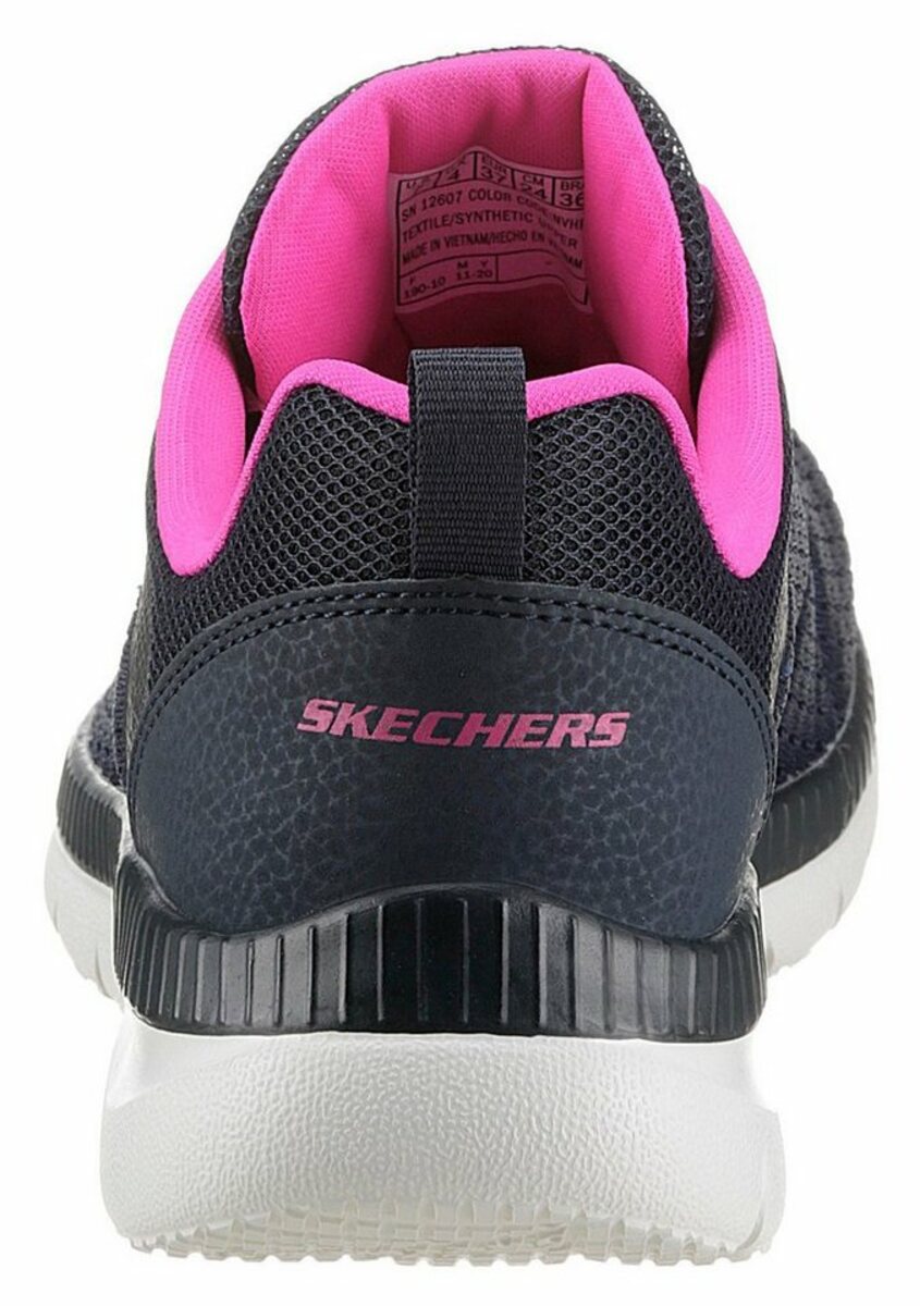 Bild 1 von Skechers BOUNTIFUL - QUICK PATH Sneaker mit gepolsterter Innensohle, Freizeitschuh, Halbschuh, Schnürschuh, Blau