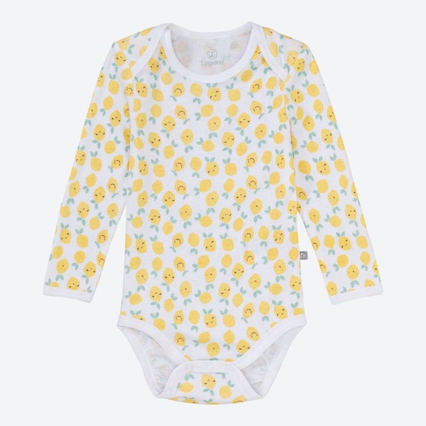 Bild 1 von Baby-Mädchen-Body mit Zitronen-Muster, Yellow