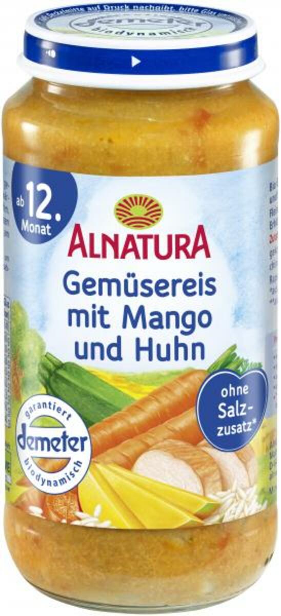 Bild 1 von Alnatura Gemüsereis mit Mango und Huhn