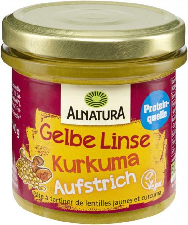 Bild 1 von Alnatura Aufstrich Gelbe Linse Kurkuma