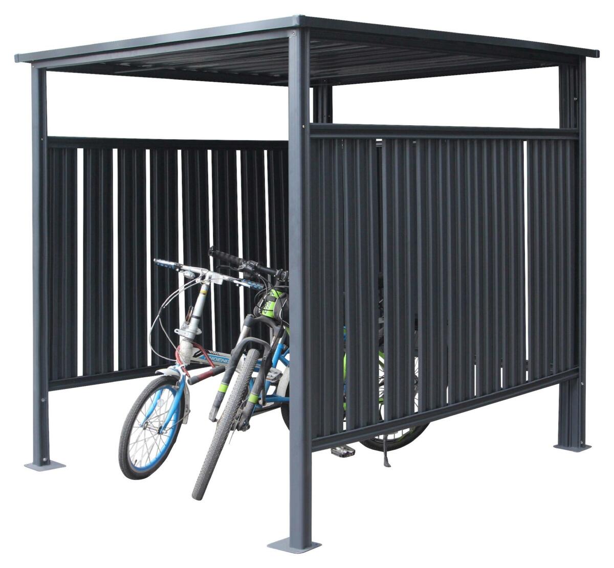 Bild 1 von FAHRRADGARAGE FAHRRAD- UND RAUCHUNTERSTAND, Anthrazit