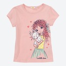 Bild 1 von Mädchen-T-Shirt mit tollem Frontaufdruck, Rose