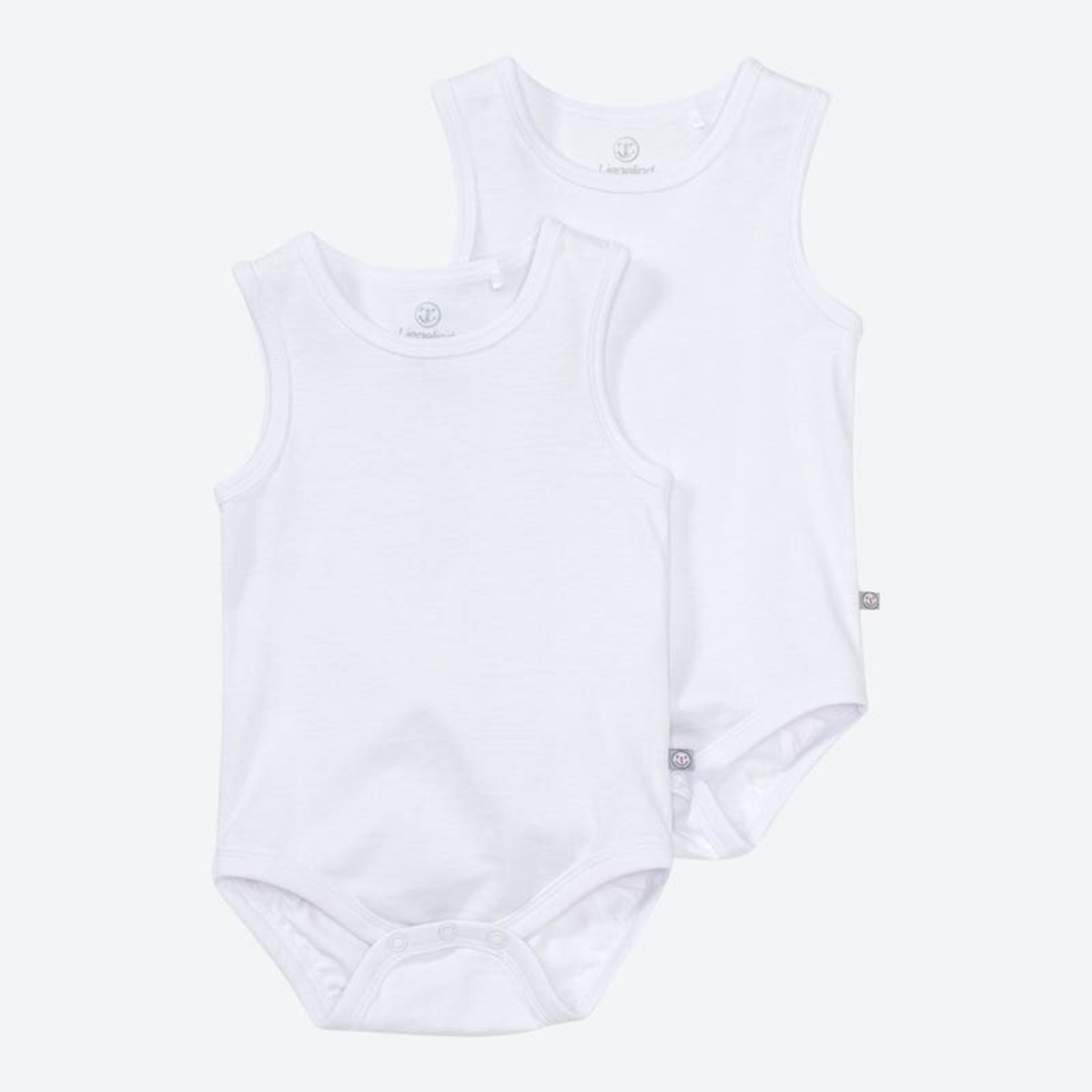 Bild 1 von Baby-Body ohne Arm, 2er-Pack, White