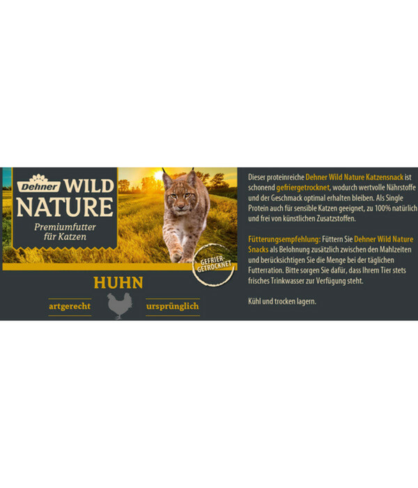 Bild 3 von Dehner Wild Nature Katzensnack, gefriergetrocknet