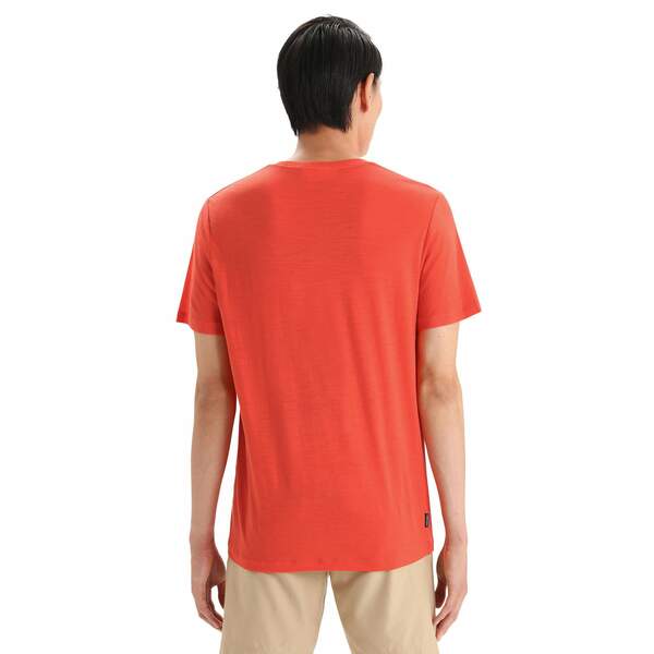 Bild 3 von Icebreaker MEN TECH LITE II SS TEE CAMPING GROUNDS Herren Funktionsshirt VIBRANT EARTH