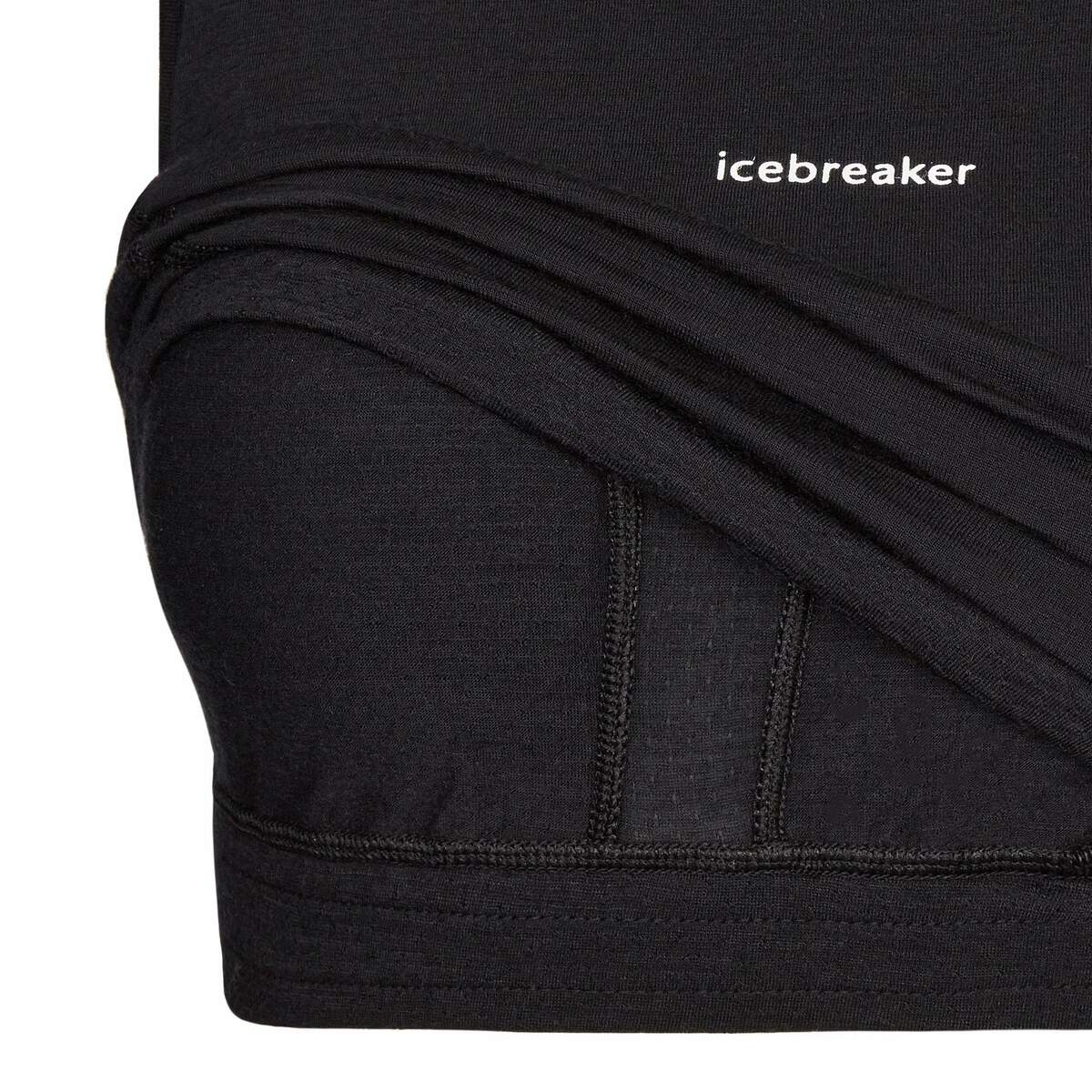 Bild 3 von Icebreaker WOMEN ZONEKNIT CROPPED BRA-TANK Damen Sport BH BLACK