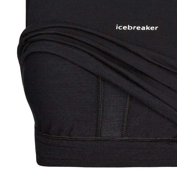 Bild 3 von Icebreaker WOMEN ZONEKNIT CROPPED BRA-TANK Damen Sport BH BLACK