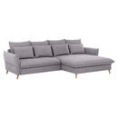 Bild 1 von Livetastic Eckschlafsofa, Hellbraun, Textil, Buche, vollmassiv, Uni, 4-Sitzer, Füllung: Schaumstoffflocken,Schaumstoffflocken, 274x170 cm, Stoffauswahl, seitenverkehrt erhältlich, Schlafen auf Sitz