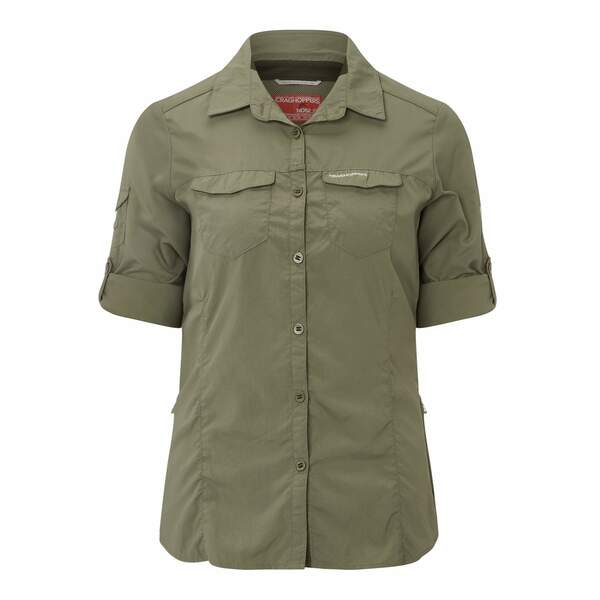 Bild 3 von Craghoppers NOSILIFE ADVENTURE II LONG SLEEVED SHIRT Damen Mückenabweisende Kleidung SOFT MOSS