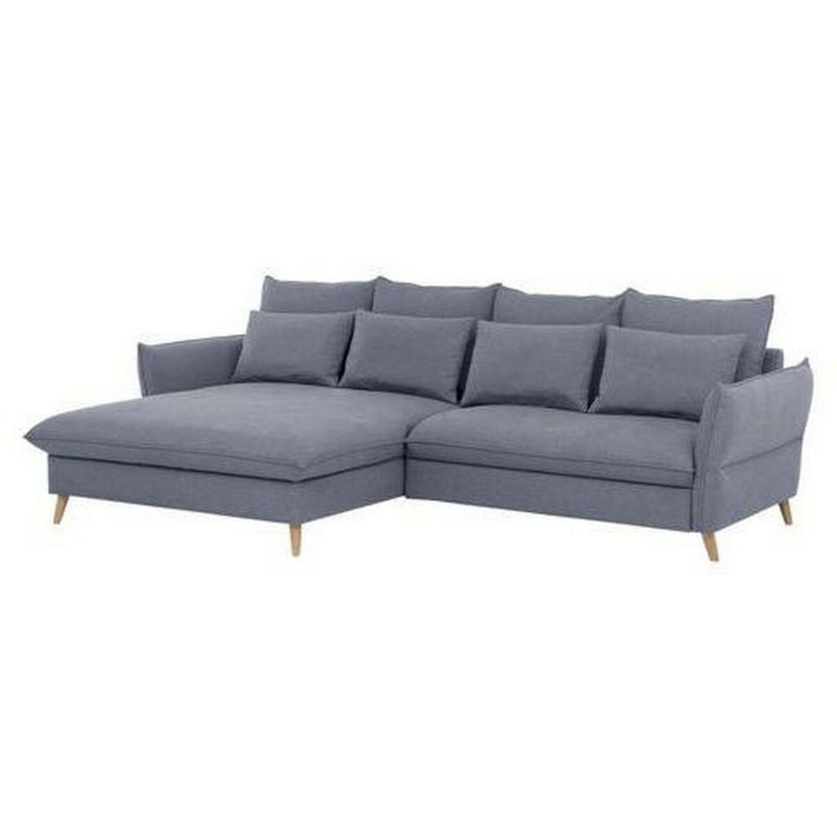 Bild 1 von Livetastic Eckschlafsofa, Blau, Textil, Buche, vollmassiv, 4-Sitzer, Füllung: Schaumstoffflocken,Schaumstoffflocken, 274x170 cm, Stoffauswahl, seitenverkehrt erhältlich, Schlafen auf Sitzhöhe, Rü