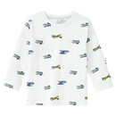 Bild 1 von Jungen Langarmshirt mit Allover-Print WEISS