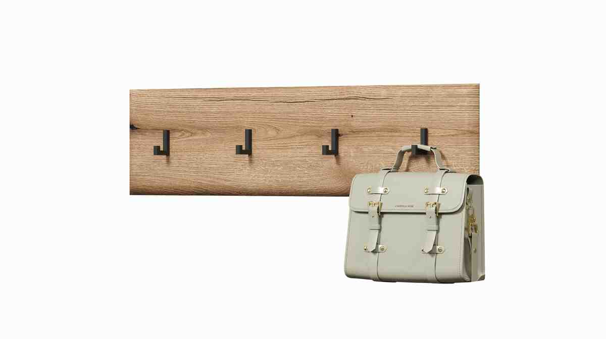 Bild 1 von Wandgarderobe Paneel 91 x 32 cm Eiche - JARON