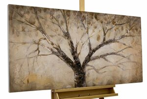 KUNSTLOFT Gemälde »Der weise Baum«, handgemaltes Bild auf Leinwand