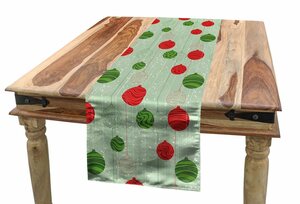 Abakuhaus Tischläufer »Esszimmer Küche Rechteckiger Dekorativer Tischläufer«, Weihnachten Flitter Streicher