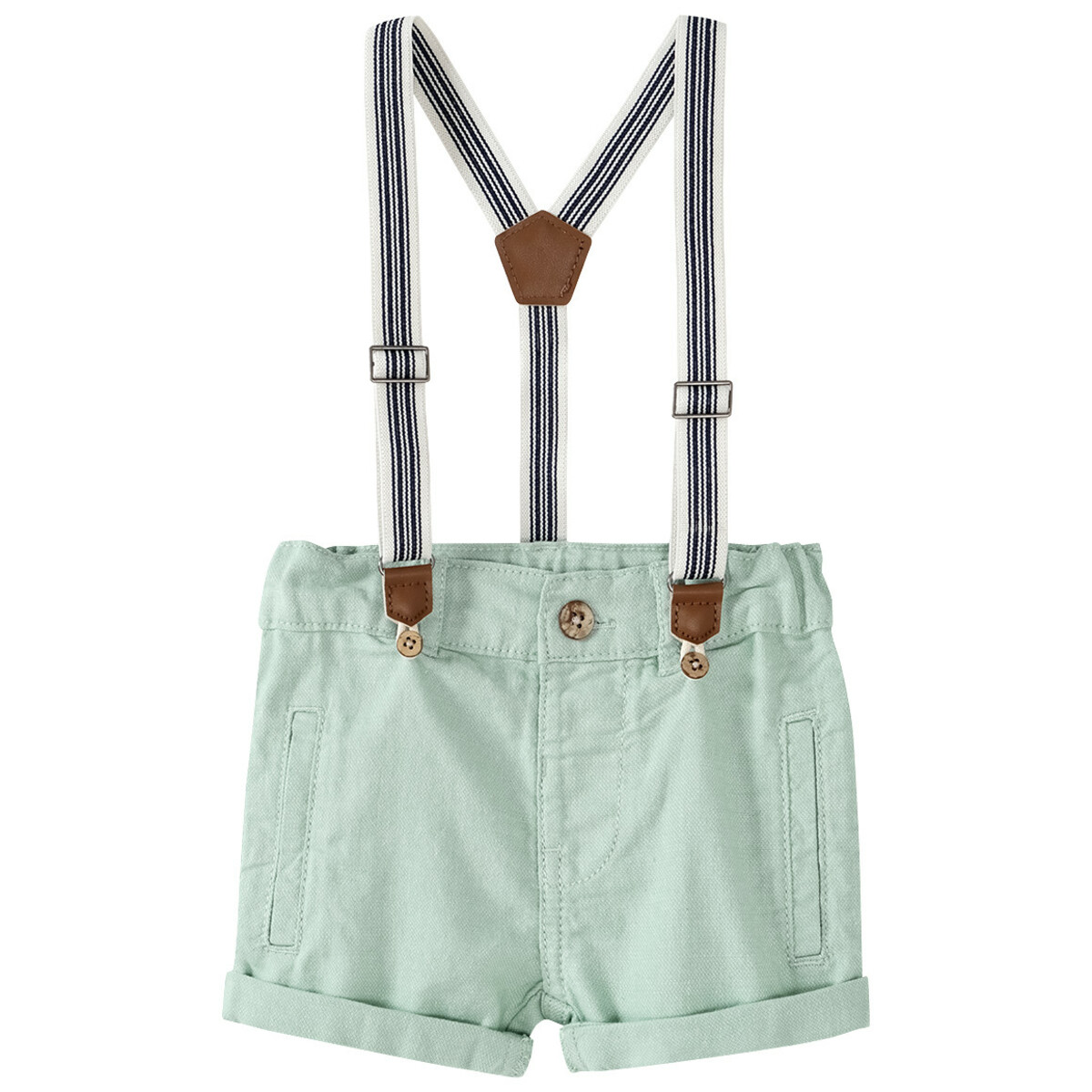 Bild 1 von Baby Shorts mit Hosenträgern MINTGRÜN