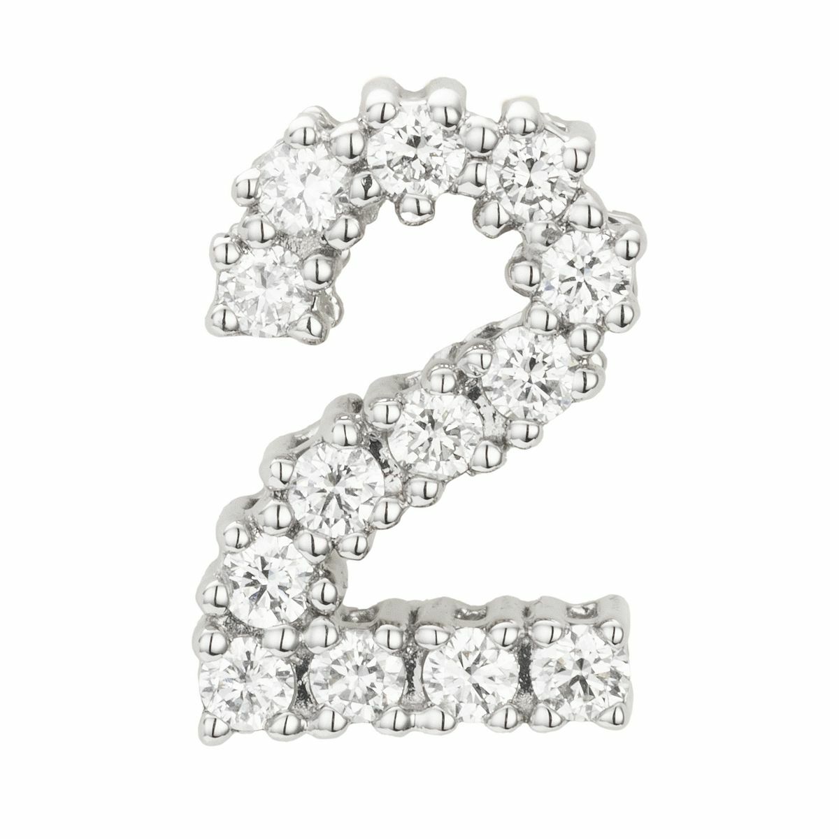 Bild 1 von PLATINITY Zahlen-Anhänger mind. 7 Brillanten zus. mind. 0,18ct Platin 950