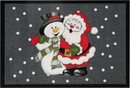 Bild 1 von Fußmatte »Santa Snowman«, HANSE Home, rechteckig, Höhe 7 mm, Schmutzfangmatte, In- und Outdoor geeignet