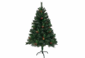 SVITA Künstlicher Weihnachtsbaum »Weihnachtsbaum«, Nordmanntanne, 371 biegsame Spitzen, Deko, Tannenbaum, Kunstbaum, Christmas, PVC, Höhe 150 cm