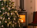 Bild 1 von KONSTSMIDE LED-Christbaumkerzen, 35-flammig, LED Baumkette, Topbirnen, One String, 35 warm weiße Dioden