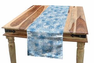 Abakuhaus Tischläufer »Esszimmer Küche Rechteckiger Dekorativer Tischläufer«, Schneeflocke Weihnachtssaison