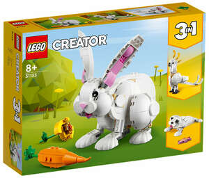 LEGO CREATOR 3-in-1-Spielset 31133 »Weißer Hase«