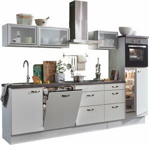 OPTIFIT Küchenzeile »Cara«, ohne E-Geräte, mit Vollauszügen und Soft-Close-Funktion, Breite 280 cm