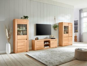 Premium collection by Home affaire Wohnwand »Burani«, (Set, 3-St), teilmassives Holz