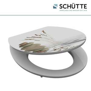 SCHÜTTE WC-Sitz High Gloss MDF Weiß ca. 37,5 x 3 x 44,5 cm
