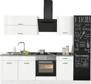 HELD MÖBEL Küchenzeile »Trier«, mit E-Geräten, Breite 260 cm