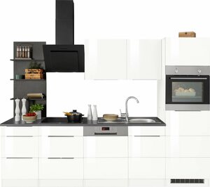 HELD MÖBEL Küchenzeile »Brindisi«, mit E-Geräten, Breite 280 cm