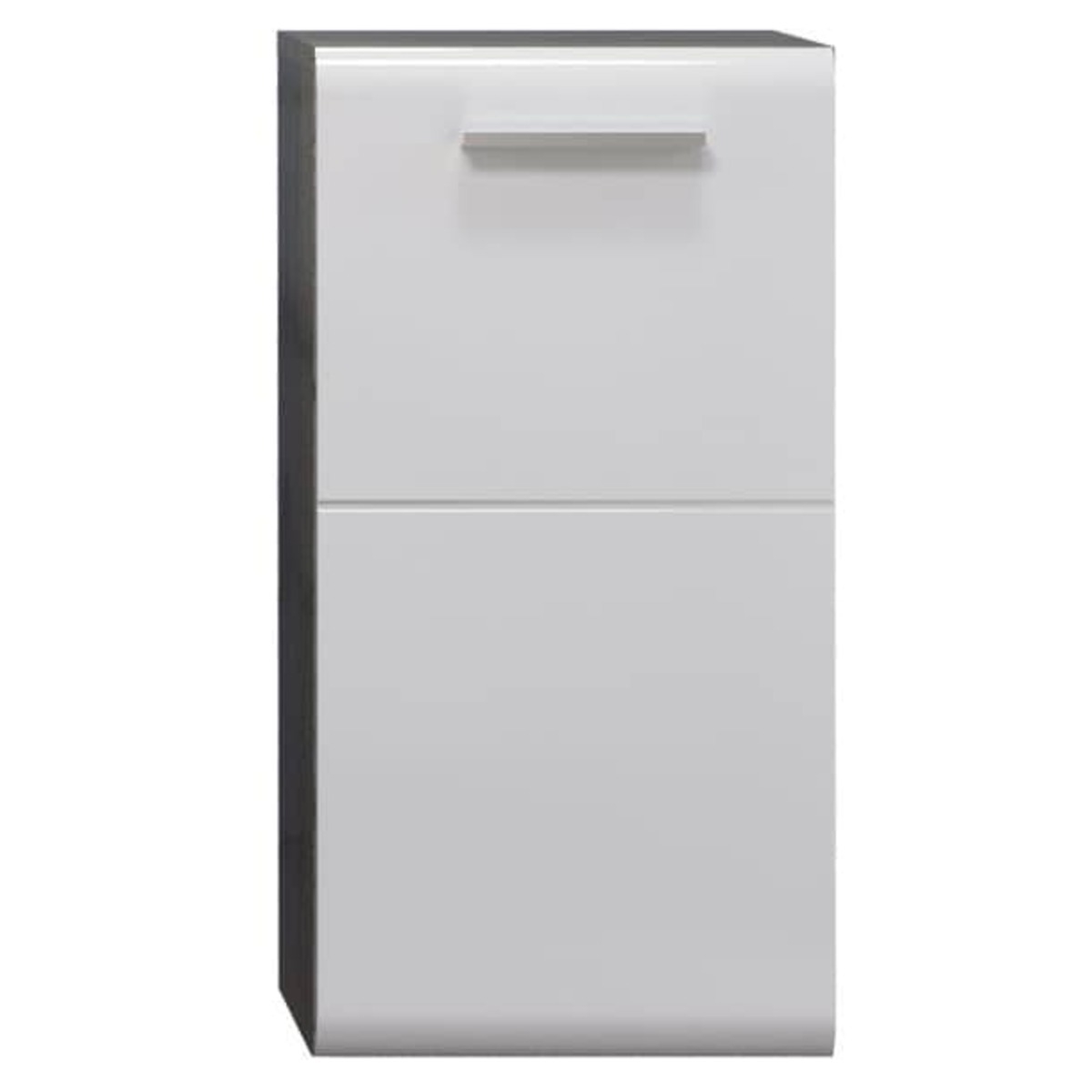 Bild 1 von Unterschrank Riva Rauchsilber/Weiß Hochglanz 35 x 68 x 33 cm