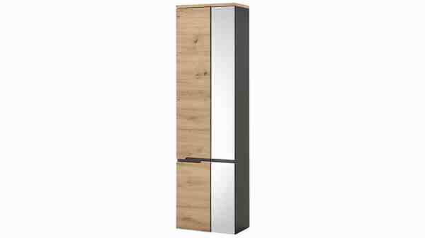 Bild 1 von Bad Hochschrank Artisan Eiche - grau 176 cm - MEMPHIS