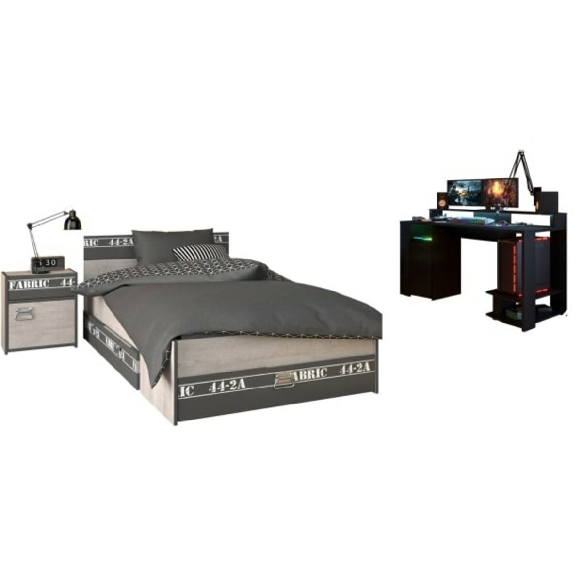 Bild 1 von Parisot Kinderzimmer Fabric  22 hellgrau / dunkelgrau