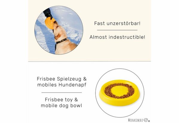 Bild 1 von Monkimau Outdoor-Spielzeug »Hundespielzeug unzerstörbar - Hunde Frisbee Spielz«, EVA, Packung