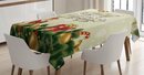 Bild 1 von Abakuhaus Tischdecke »Personalisiert Farbfest Waschbar Für den Außen Bereich geeignet Klare Farben«, Weihnachten Noel Ribbons