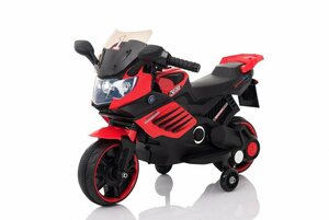 Toys Store Elektro-Kinderauto »Kindermotorrad Polizeimotorrad Elektro Motorrad 6V / 4,5 Ah Soundeffekte Rot«, Belastbarkeit 25 kg
