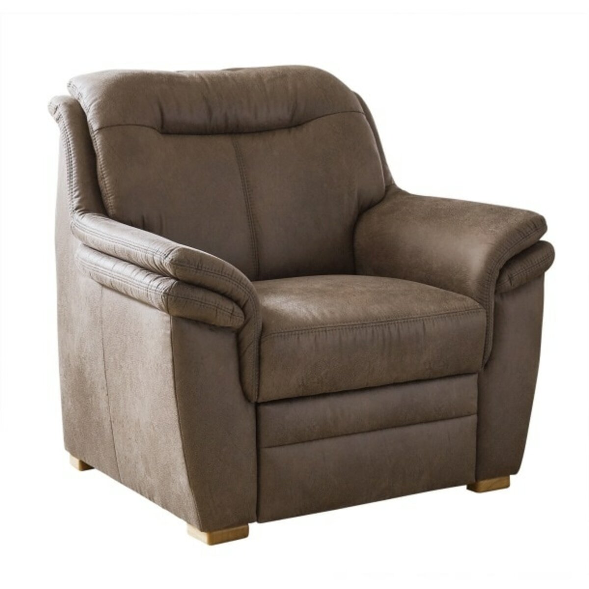 Bild 1 von Sessel Mecheln mit ausziehbarem Fußhocker 102x96x92 cm