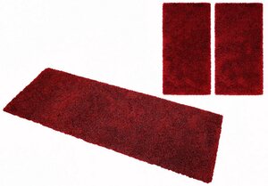 Hochflor-Bettumrandung »Shaggy Soft« Bruno Banani, Höhe 30 mm, (3-tlg), gewebt