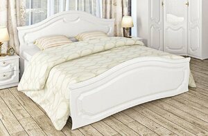 Feldmann-Wohnen Bett »ORCHIDEA«, Doppelbett mit Lattenrahmen
