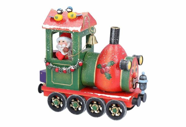 Bild 1 von Käthe Wohlfahrt Räuchermännchen »Lokomotive mit Weihnachtsmann, Duftl«