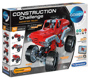 CLEMENTONI Technik-Experimentierkasten »Construction Challenge - Monster Truck«