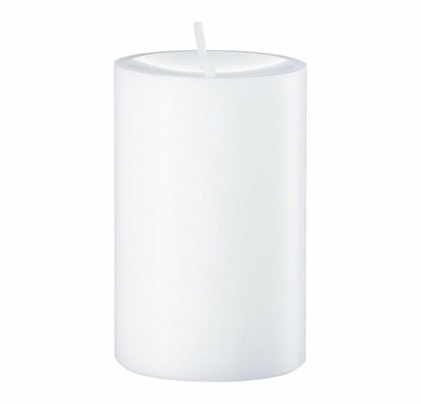 Bild 1 von Engels Kerzen Stumpenkerze »Gegossen Weiß H 12 cm«