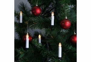 STAR TRADING LED-Christbaumkerzen »LED Kerzenlichterkette Weihnachtsbaumkette 16 Baumkerzen E10 L: 10,5m für Innen«, 16-flammig