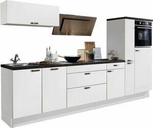 OPTIFIT Küchenzeile »Cara«, ohne E-Geräte, mit Vollauszügen und Soft-Close-Funktion, Breite 320 cm