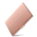 Bild 1 von DMFLY Business Card Holder, Slim Business Card Holder for Men & Women, Pocket Metal Card Holder, Professional Stainless Steel Business Card Holder, Buckle Style Shut