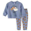 Bild 1 von Baby Sweatshirt und Leggings im Set HELLBLAU