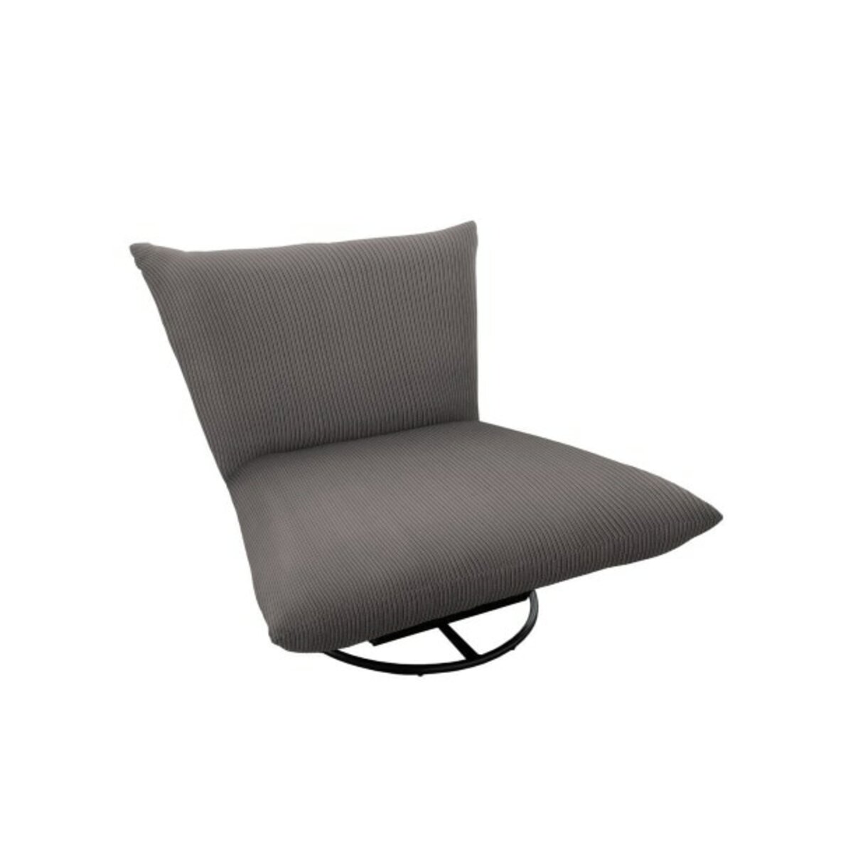 Bild 1 von Sessel Cremona 100x78x96 cm grau 360° Cordbezug