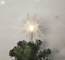 Bild 1 von STAR TRADING Christbaumspitze »Stern Aufsatz für Baumkerzen Kerzenlichterketten Baumspitze D: 14cm Acryl«